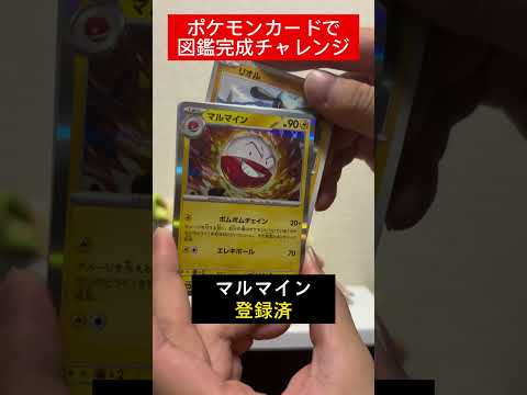 ポケカ図鑑完成チャレンジ520日目   カード  開封  開封