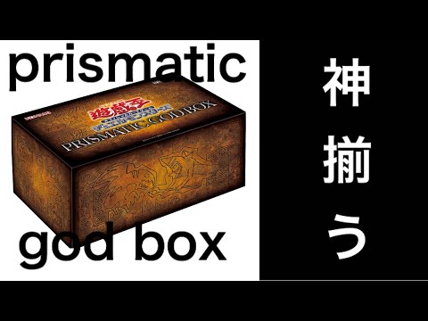 【遊戯王】プリズマティックゴッドボックスを2箱頂きました！！