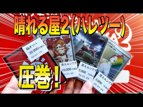 【ポケカ】ハレツーの福オリパと見えルンですはやっぱりすごいわww