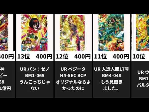 ［SDBH］オリパ好きならわかるオリパで見たく無いカードランキングベスト15
