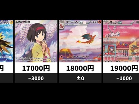 ポケモンカード151 相場ランキング　8月19日時点　［メルカリ相場］　相場  151投資