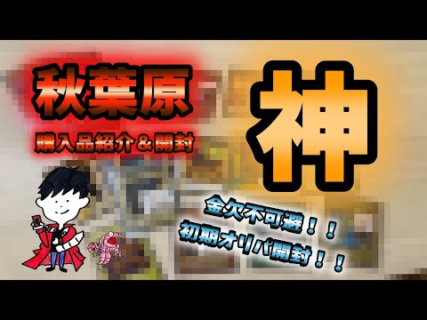 【遊戯王】【開封】秋葉原最高！！購入品＆初期オリパ開封！！