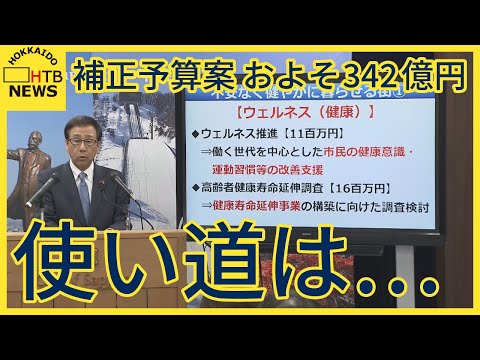 物価高対策やオリパラ招致などに…およそ342億円　札幌市補正予算案発表